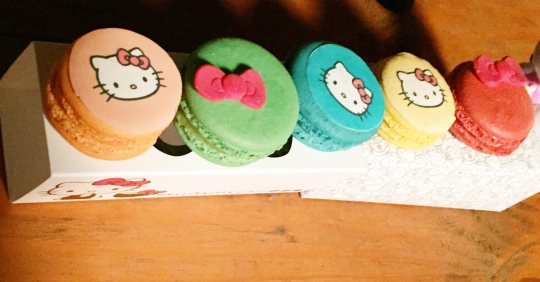 Hello Kitty Cafe macarons