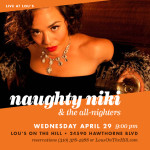 Get Naughty on a Weekday: Live Music at Lou's On the Hill
