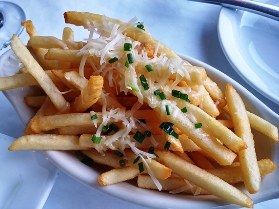 Crispy truffle fries from Zin American Bistro.