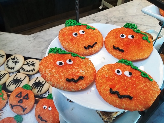 Halloween cookies from the counter at Manhattan Bread & Bagel.