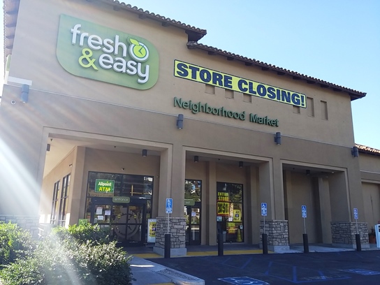 All Fresh & Easy grocery stores will be closing soon.