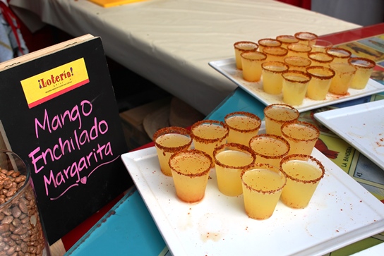 the Mango Enchilado Margarita from Loteria Grill