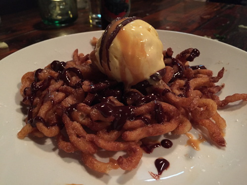 Churro Funnel Cake
