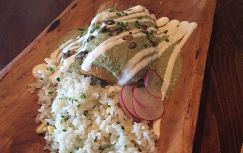 Rajas and Cheese Tamales stuffed with Oaxaca cheese