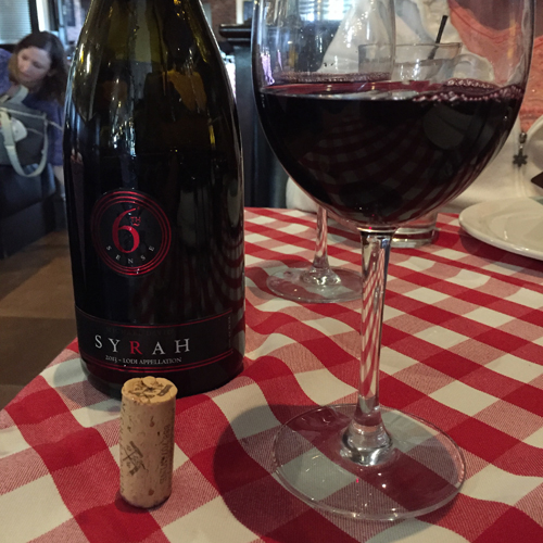 6th Sense Syrah from Lodi, CA