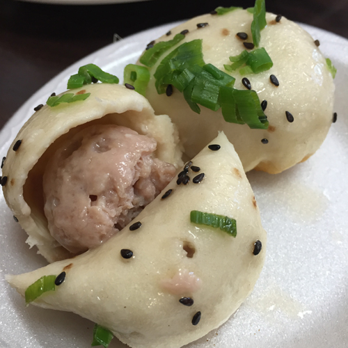 Shanghai Pan Fried Pork Bao