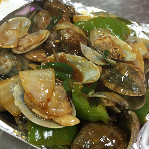Clams with Black Bean Sauce