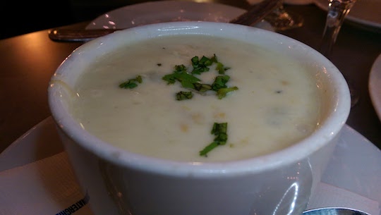 New England clam chowder