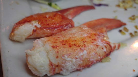 For me, the tender claw meat - along with some melted butter - is the highlight of a lobster meal.