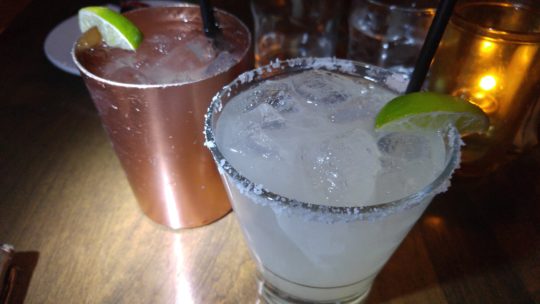 Moscow Mule and Cadillac Margarita.