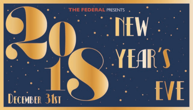 New Years Eve at the Federal Bar features three parties to choose from.