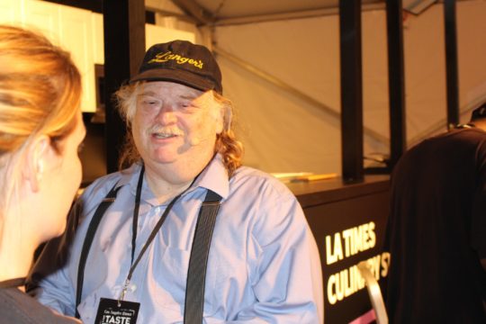 Pulizter Prize winning food writer Jonathan Gold played a big part in making The Taste a truly unique event for LA.