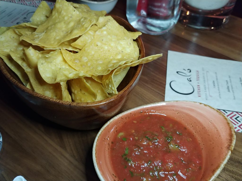 Chips and salsa.